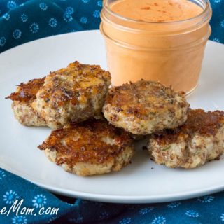 Oven Fried Keto Chicken Nuggets (Low Carb, Nut Free, Gluten Free)