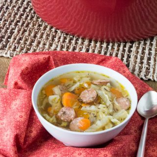 Slow Cooker Cabbage Soup with Sausage