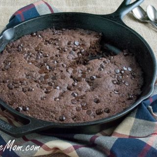 Sugar-Free Chocolate Skillet Brownie