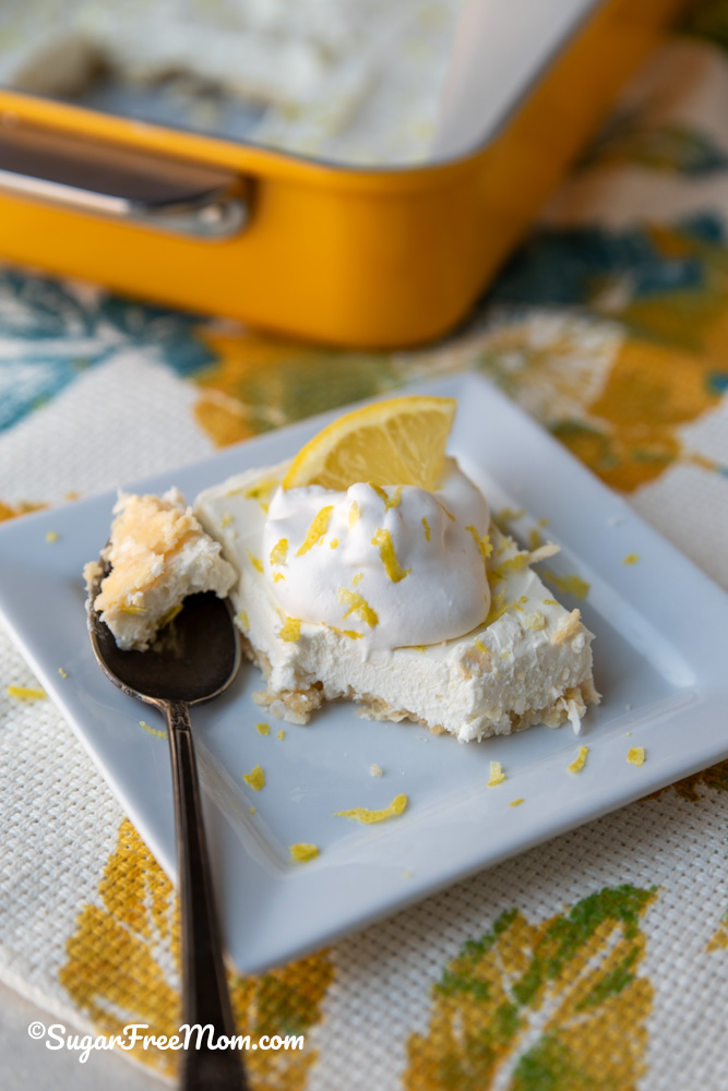 Low Carb Keto Lemon Cheesecake Bars
