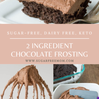 2 ingredient frosting Pinterest Graphic