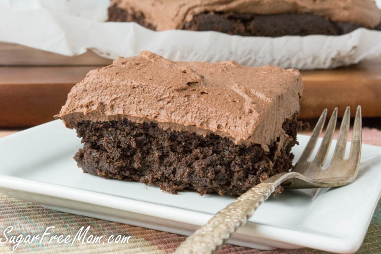 Sugar Free Low Carb Chocolate Crazy Cake Egg Free Dairy Free Nut Free Grain Free Gluten Free