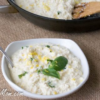 Low Carb Creamy Lemony Faux Risotto