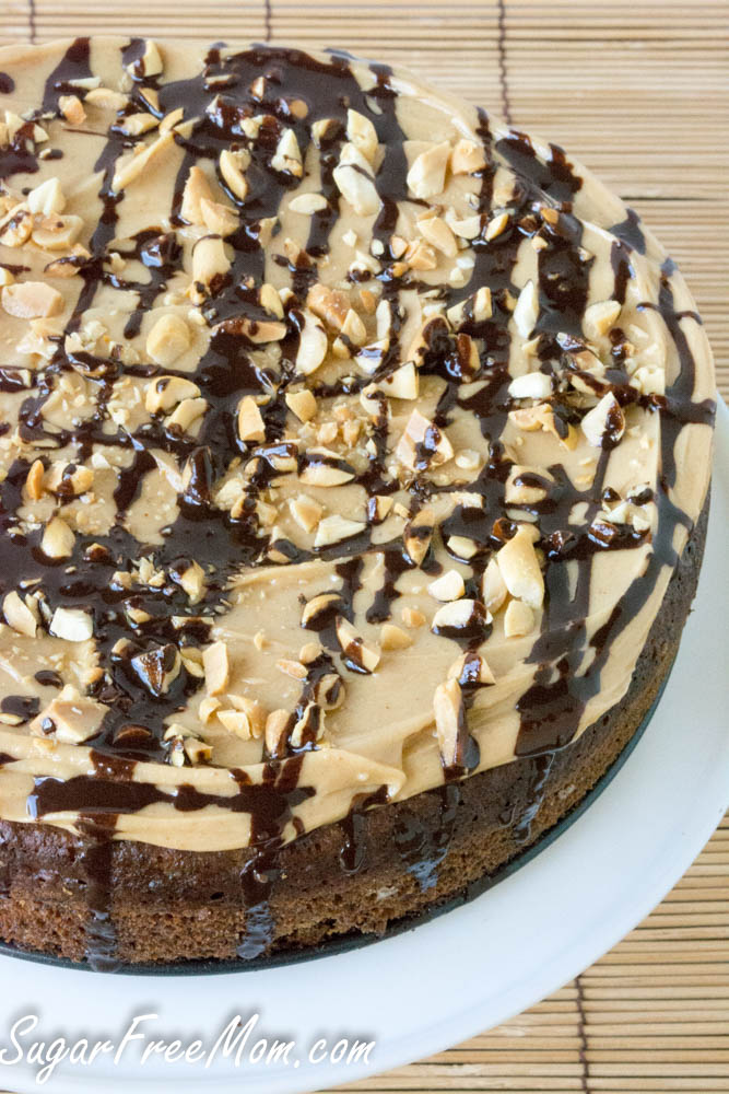 Sugar Free Grain Free Peanut Butter Cake