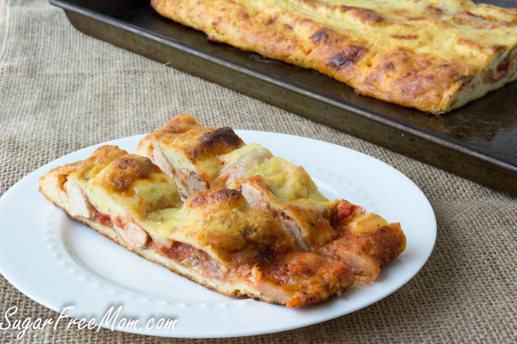 Low Carb Grain Free Chicken Parmesan Calzone