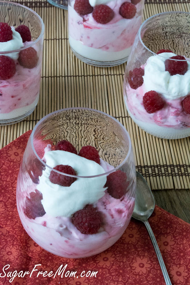Keto Low Carb Raspberry Fool