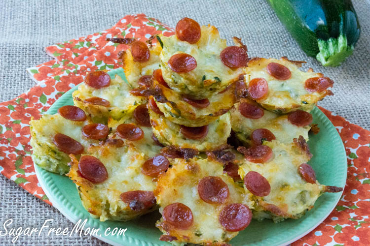 Mini Zucchini Pizza Bites