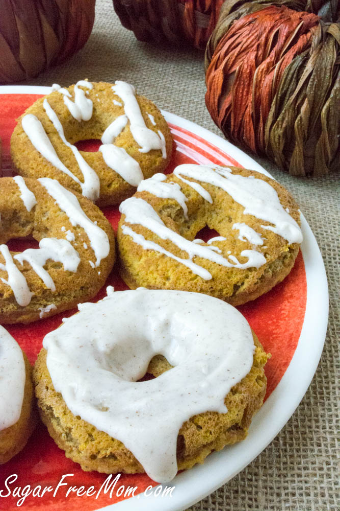 Sugar Free Low Carb Pumpkin Spice Donuts Paleo Option