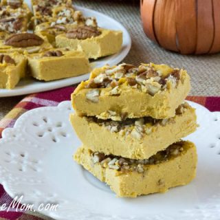 Keto Paleo Pumpkin Pie Fudge {Low Carb, Sugar Free}