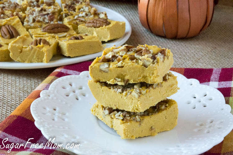 Keto Paleo Pumpkin Pie Fudge {Low Carb, Sugar Free}