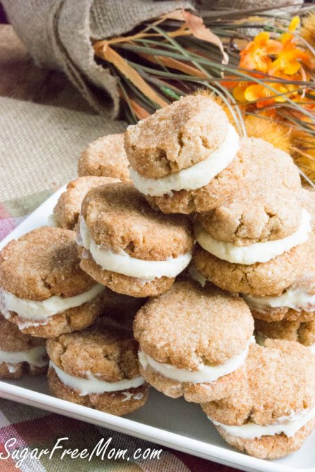 Sugar- Free Snickerdoodle Creme Cookies - Sugar-Free Mom