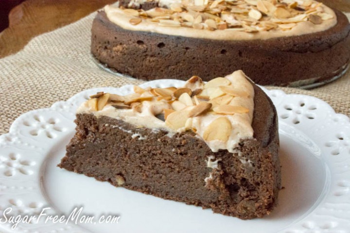 Sugar-Free Flourless Chocolate Almond Torte - Sugar-Free Mom