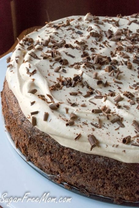 Sugar-Free Flourless Chocolate Fudge Cake