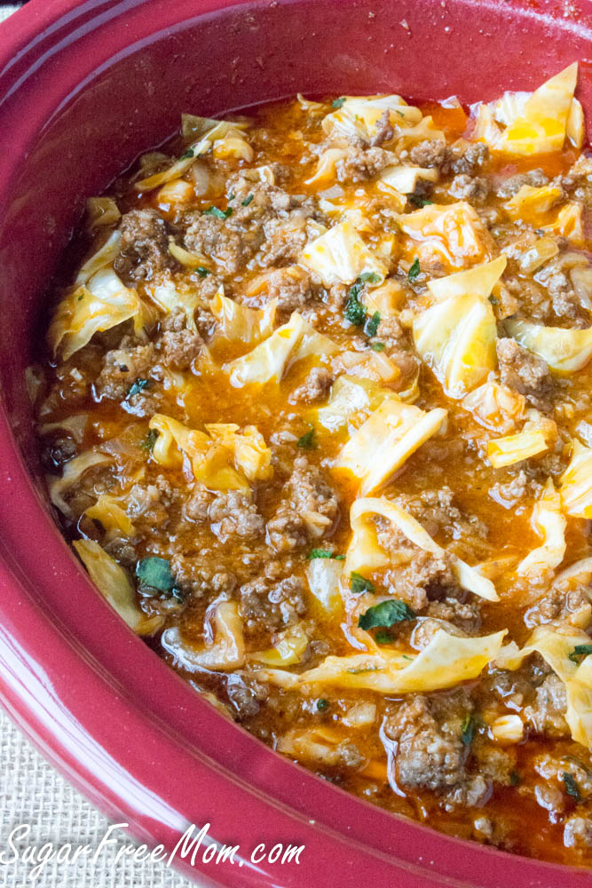 low carb cabbage roll soup