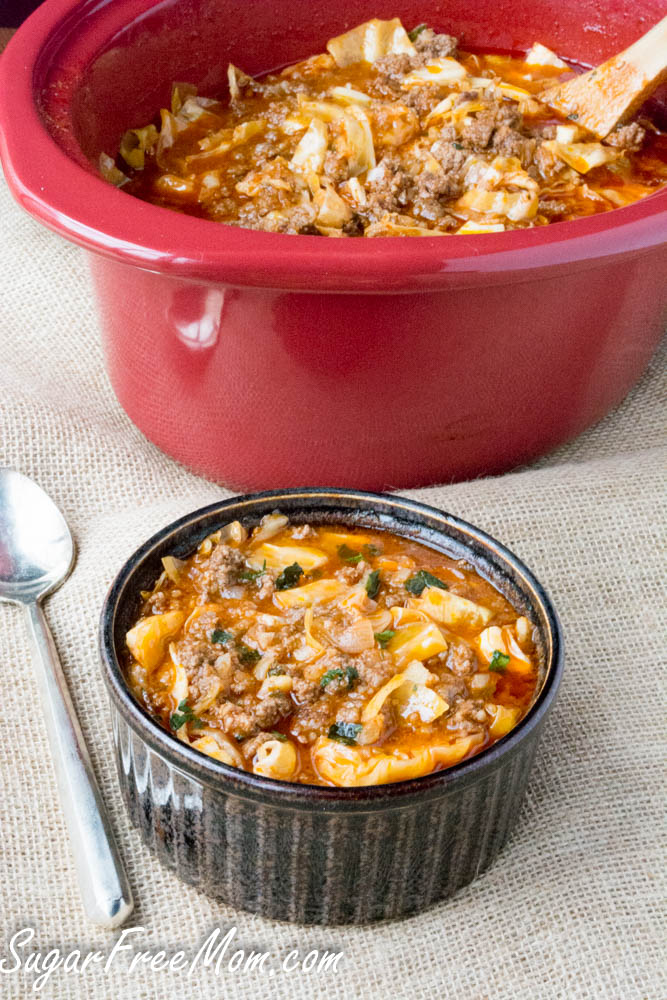 keto cabbage roll soup