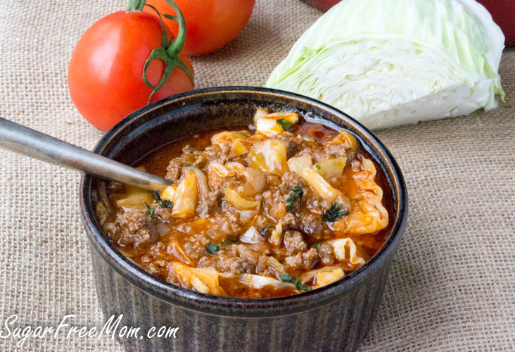 keto cabbage roll soup