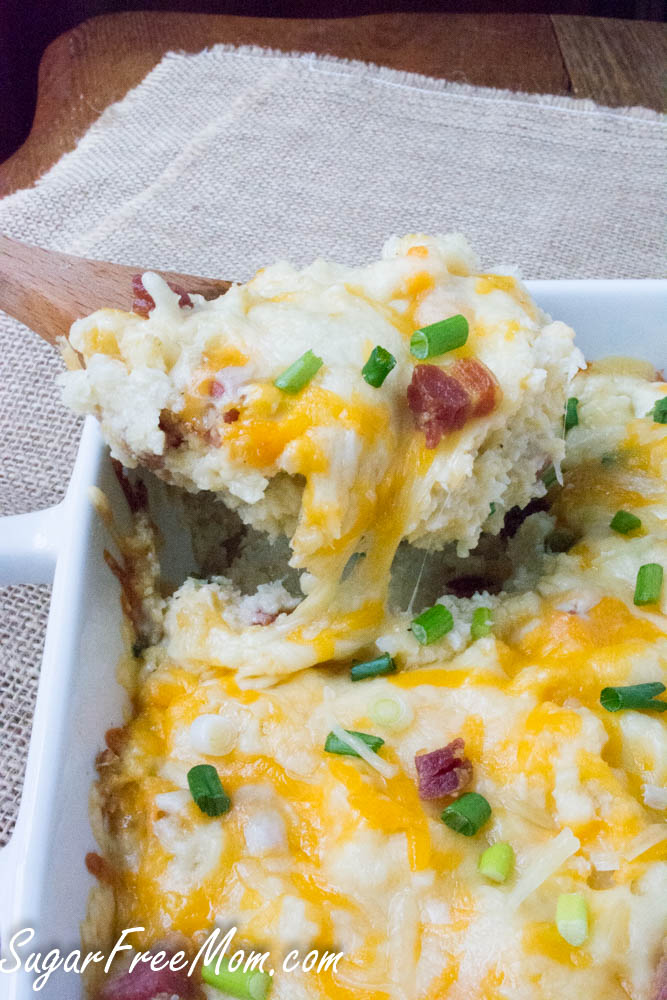 Cales of cauliflower loaded with keto