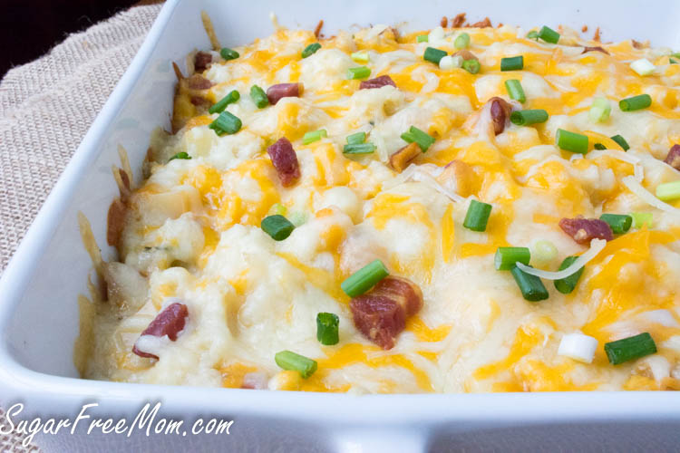 Loaded Cauliflower Bake Low Carb Keto