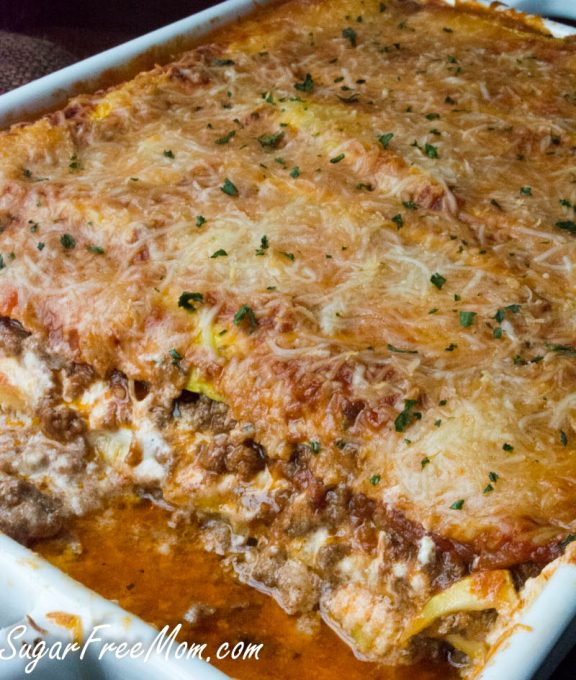 The Best Low Carb Keto Zucchini Lasagna (Gluten Free)