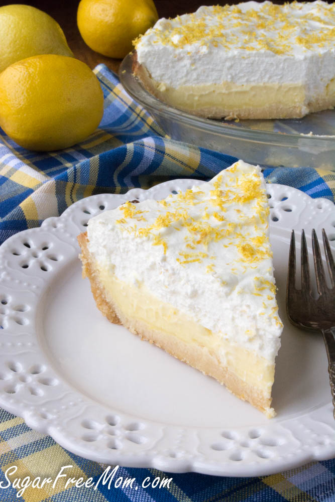sugar free lemon cream pie