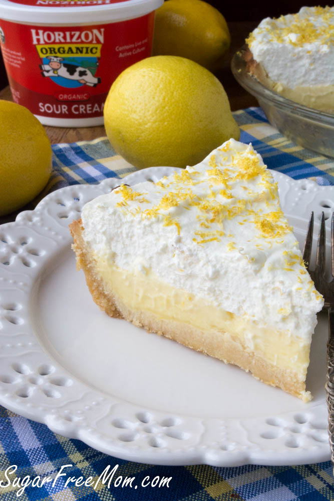 sugar free lemon cream pie