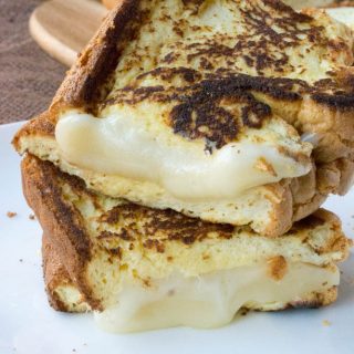 Low Carb Cloud Bread Grilled Cheese