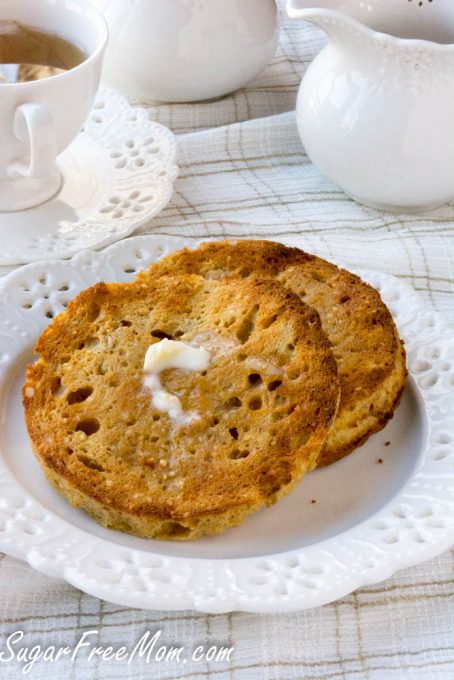 Quick 2-minute Low Carb Keto English Muffin Recipe - Sugar-Free Mom