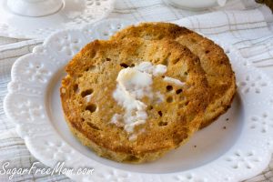 Quick 2-minute Low Carb Keto English Muffin Recipe - Sugar-Free Mom