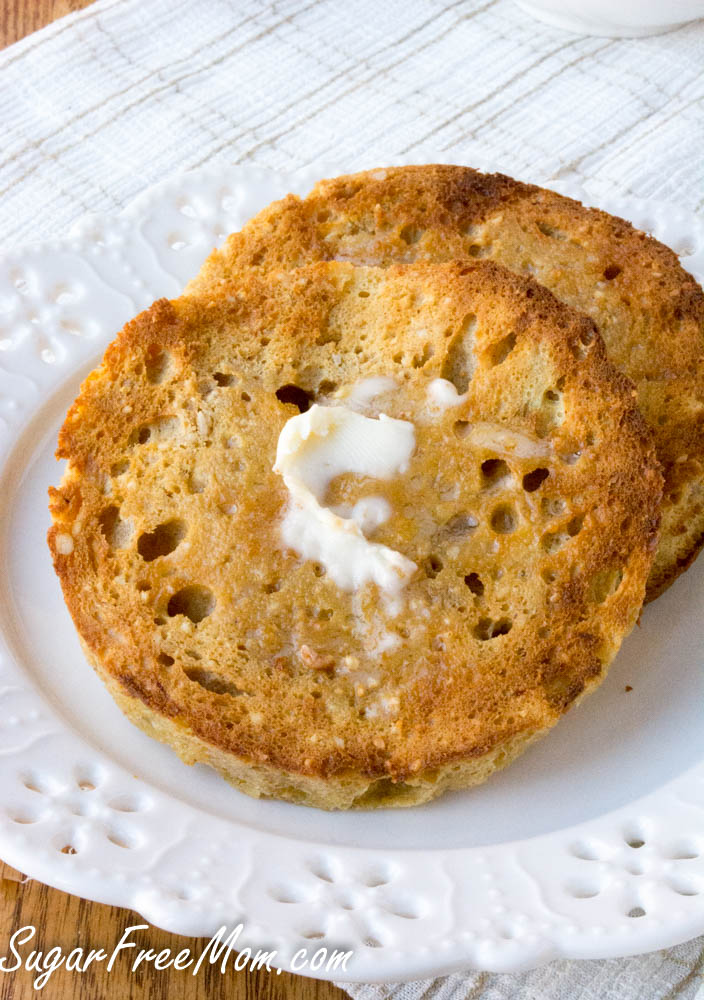 Quick 2-minute Low Carb Keto English Muffin Recipe