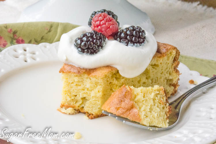 Sugar-Free Low Carb Sponge Cake (Keto, Gluten Free)