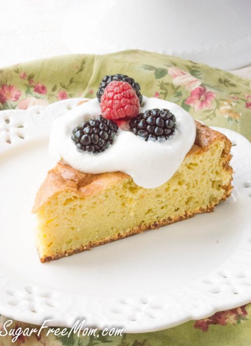 Sugar-Free Low Carb Sponge Cake (Keto, Gluten Free) - Sugar-Free Mom