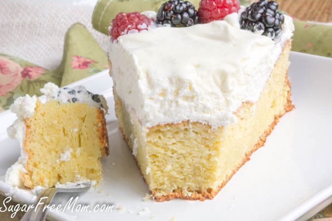 Sugar-Free Low Carb Sponge Cake (Keto, Gluten Free) - Sugar-Free Mom