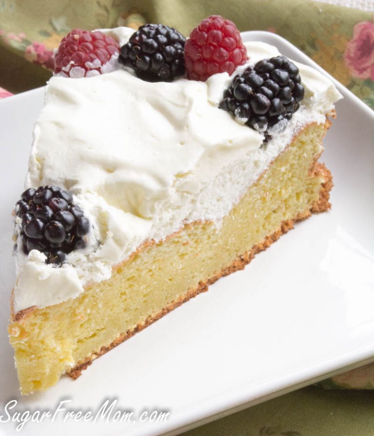 Sugar-Free Low Carb Sponge Cake (Keto, Gluten Free) - Sugar-Free Mom