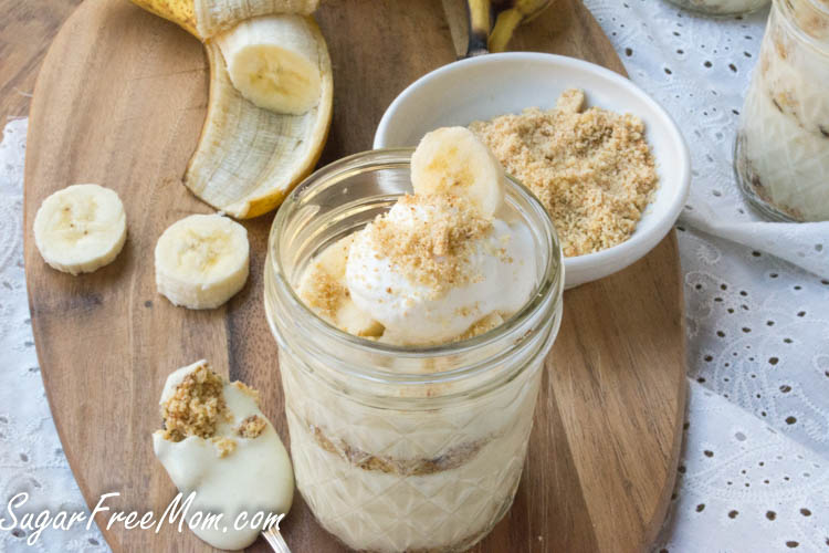 No-Sugar-Added Banana Cream Pie Parfaits