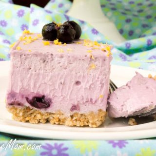 Sugar-Free Low Carb Blueberry Cream Pie