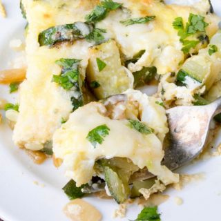 Low Carb Cheesy Zucchini Frittata