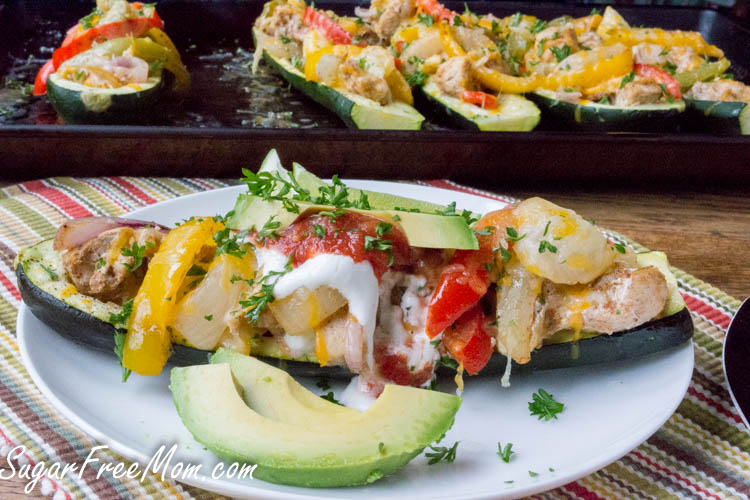 fajita stuffed zucchini-5