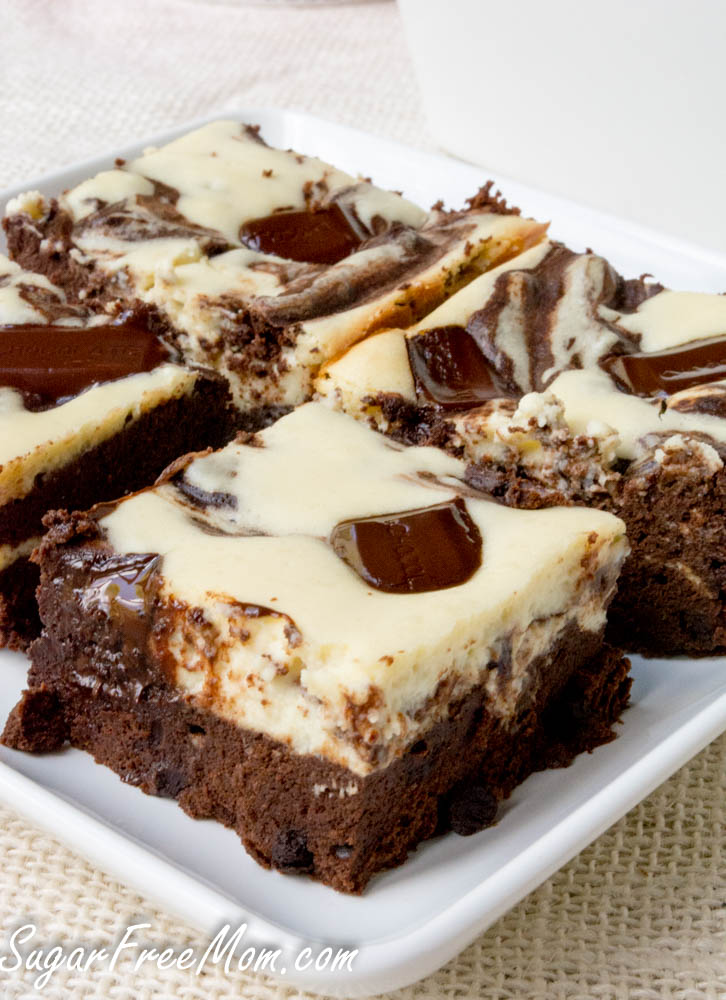 Sugar-Free Cheesecake Brownies