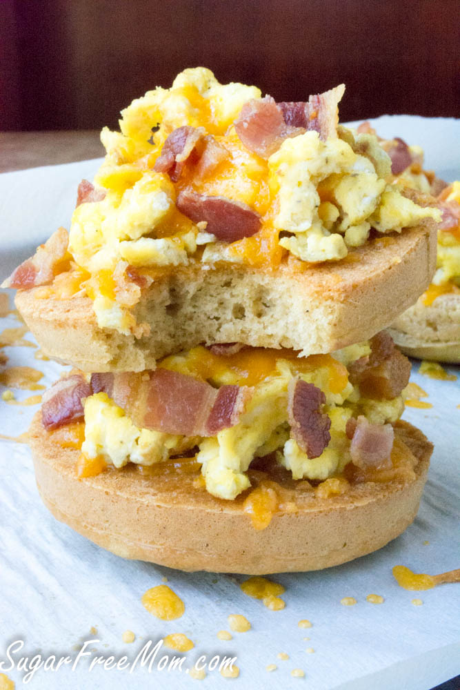 Cheesy Low Carb Bacon Egg Muffin Tops
