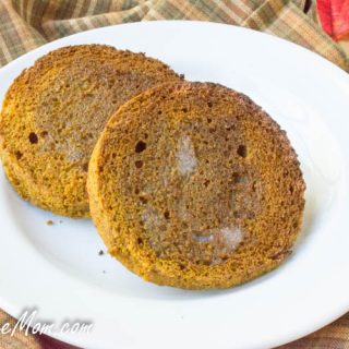 1-Minute Low Carb Pumpkin Spice English Muffin