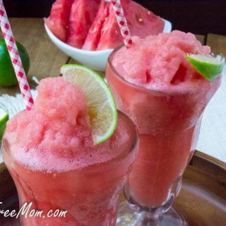 Sugar Free Keto Low Carb Frozen Watermelon Lime Slushies