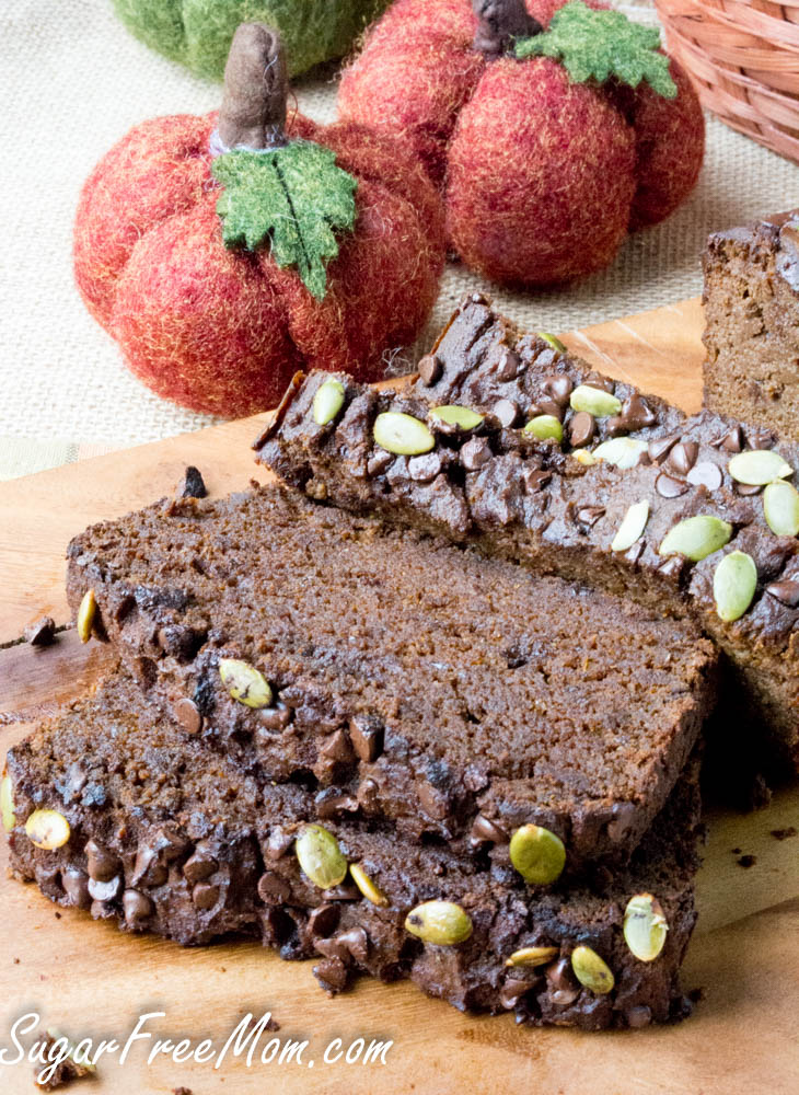 keto chocolate-pumpkin-bread