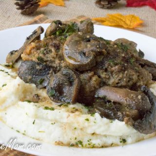 Slow Cooker Low Carb Gluten Free Salisbury Steak