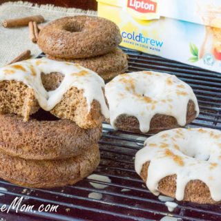 Sugar-Free Paleo Maple Tea Donuts (Keto, Nut Free)