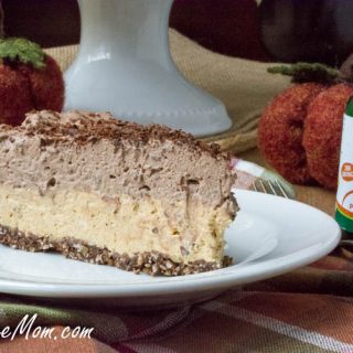 Sugar-Free Keto Chocolate Pumpkin Mousse Cake