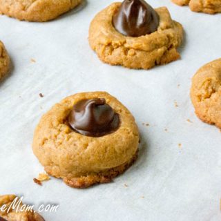 Sugar Free Keto Peanut Butter Blossom Cookies