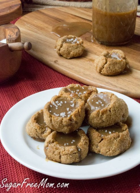 Low Carb Sugar-Free Salted Caramel Snickerdoodle Cookies - Sugar-Free Mom