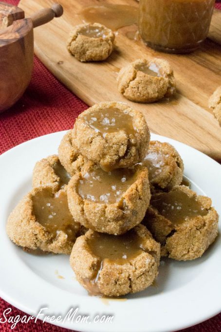 Low Carb Sugar-Free Salted Caramel Snickerdoodle Cookies - Sugar-Free Mom