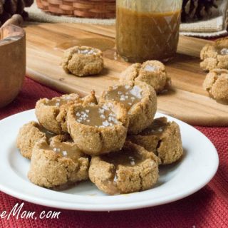 Low Carb Sugar-Free Salted Caramel Snickerdoodle Cookies