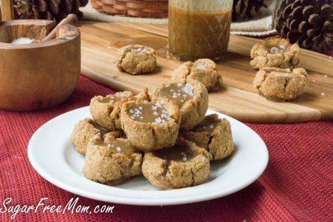 Low Carb Sugar-Free Salted Caramel Snickerdoodle Cookies - Sugar-Free Mom
